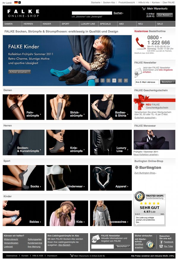 Magento Referenz Falke