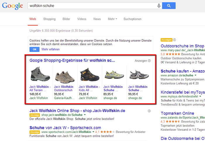 google shopping