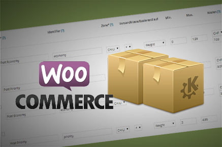 Versandkosten nach Gewicht in WooCommerce 2+