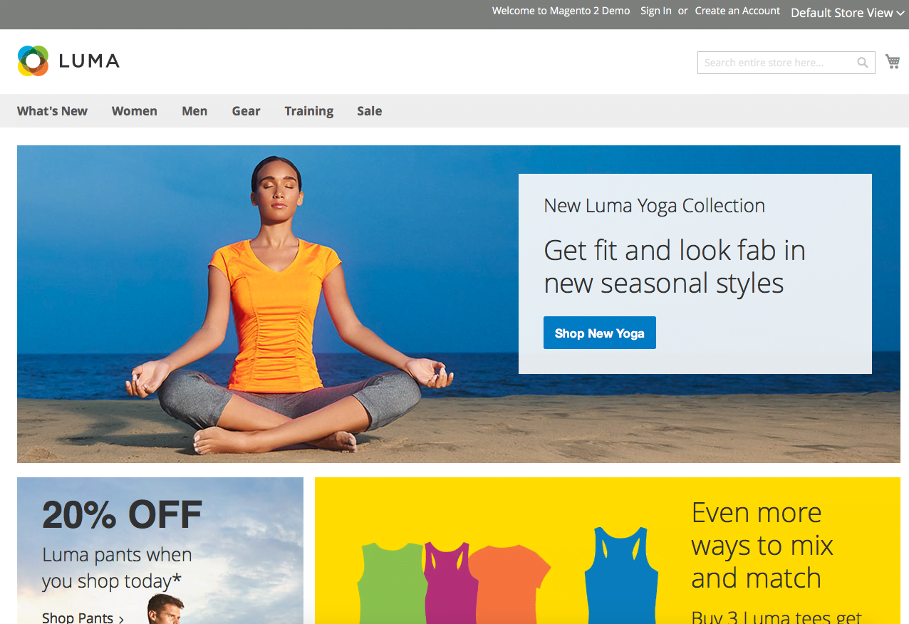 Magento 2 Template Luma