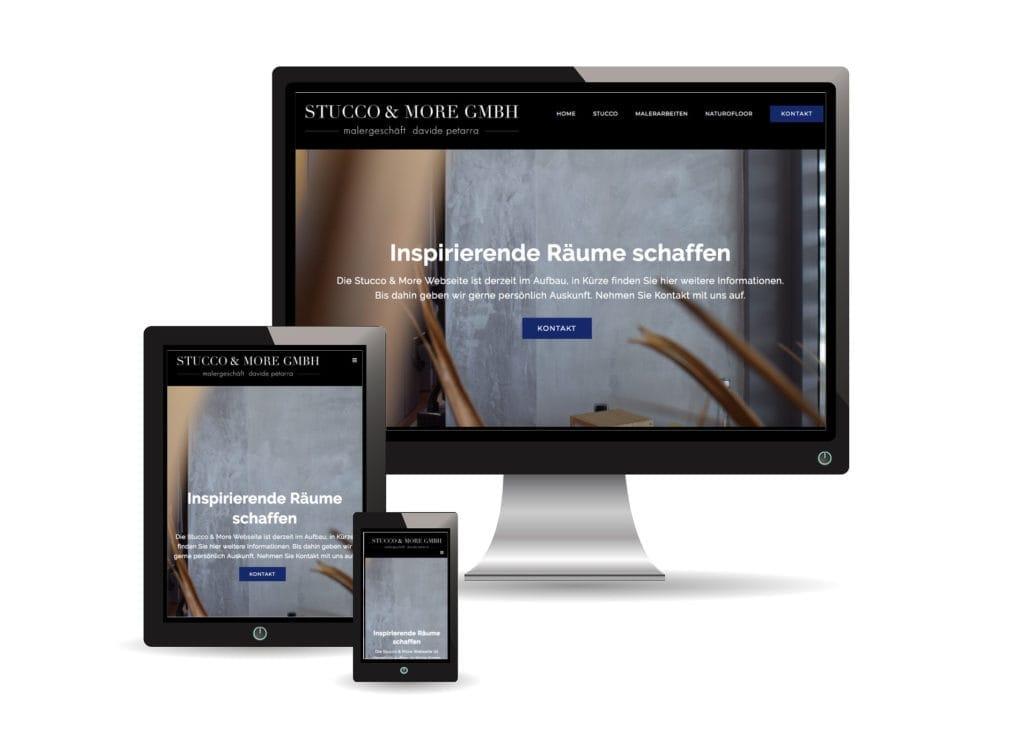 WordPress Agentur Referenz stuccomore.ch