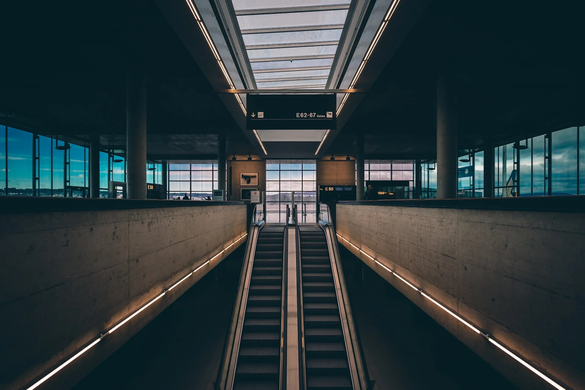 Futuristic Airport Zurich