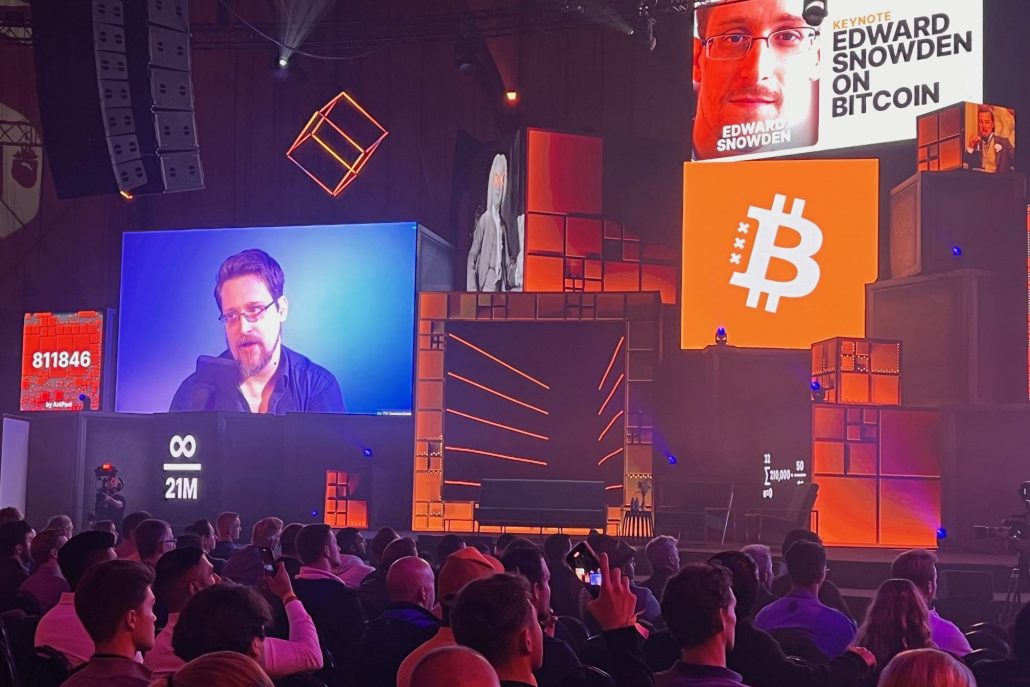 Edward Snowden Bitcoin Amsterdam 2023