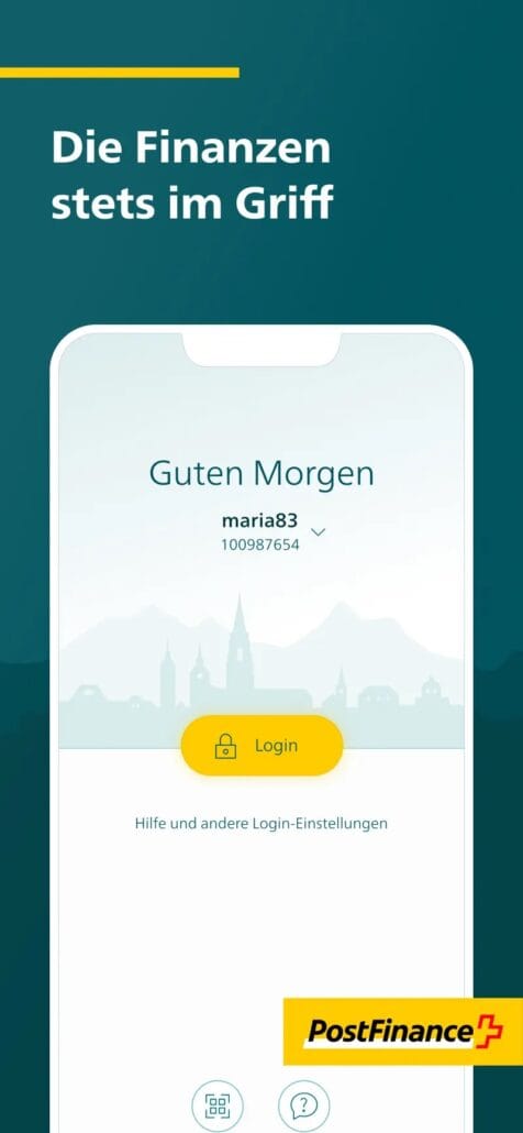 PostFinance App Guten Morgen