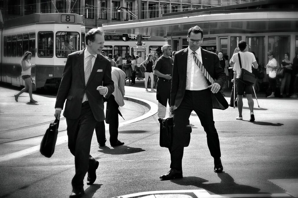 Banker am Paradeplatz Zürich
