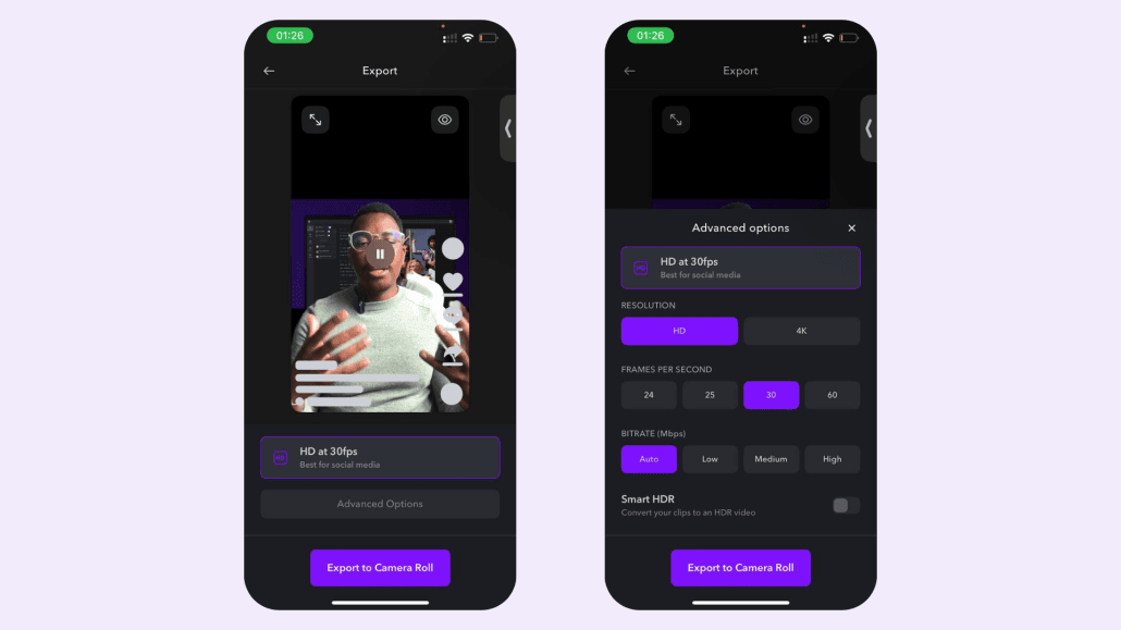 Captions AI Export