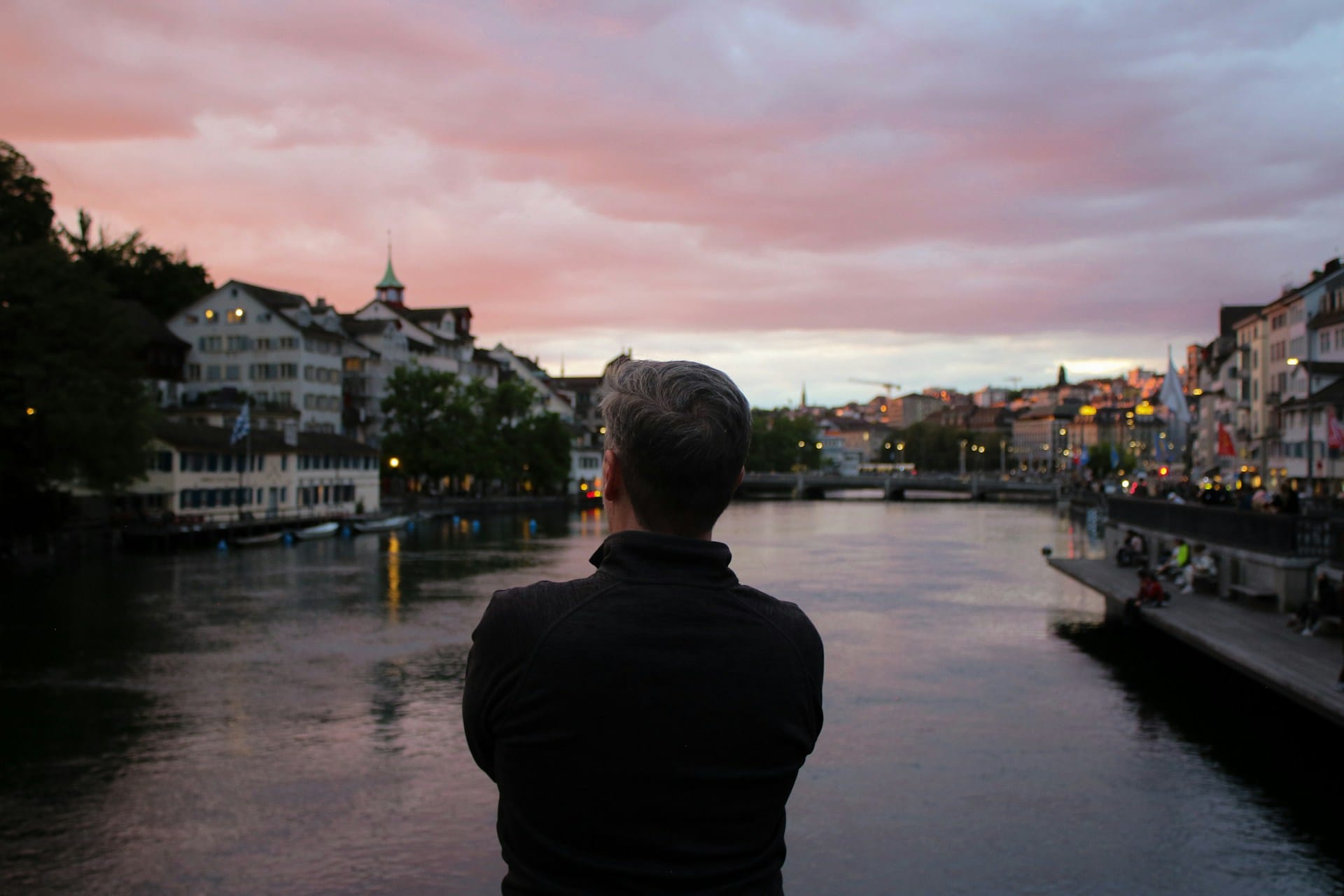 Zürich Dämmerung