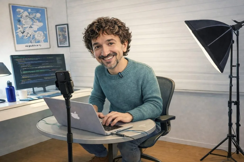 Openstream Vlog Studio Cartoon