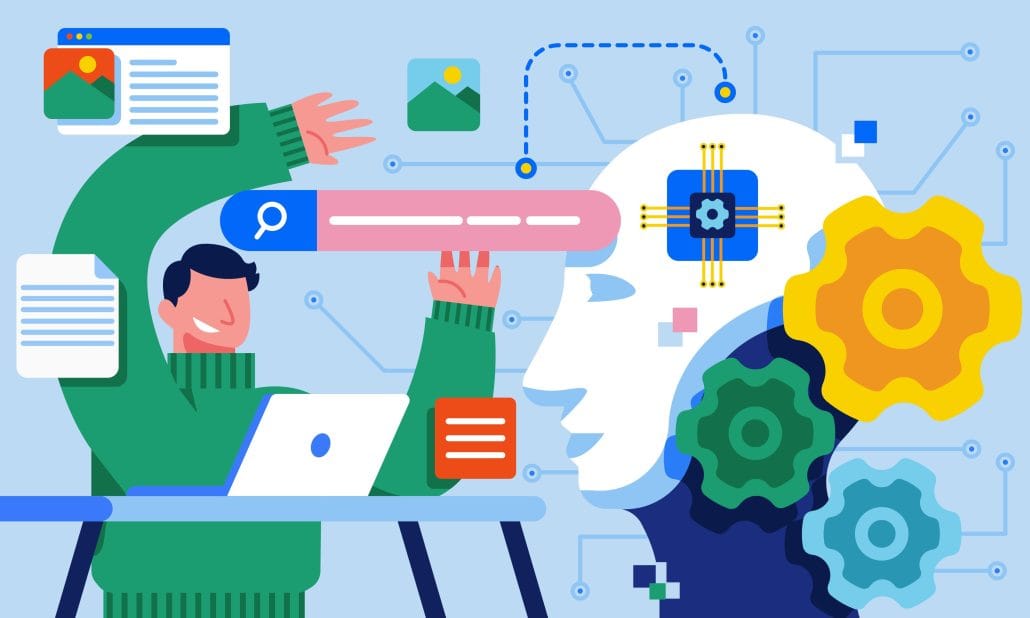 illustration künstliche Intelligenz