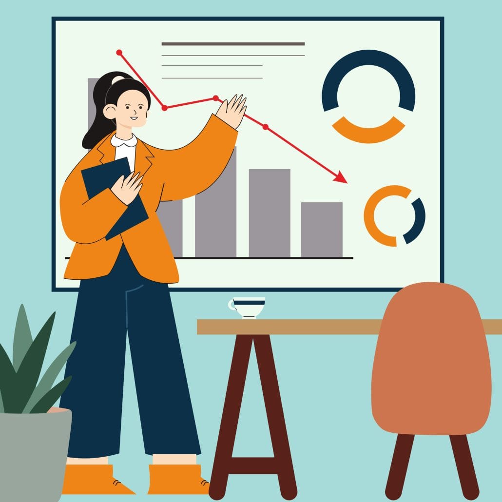 Woman at Whiteboard