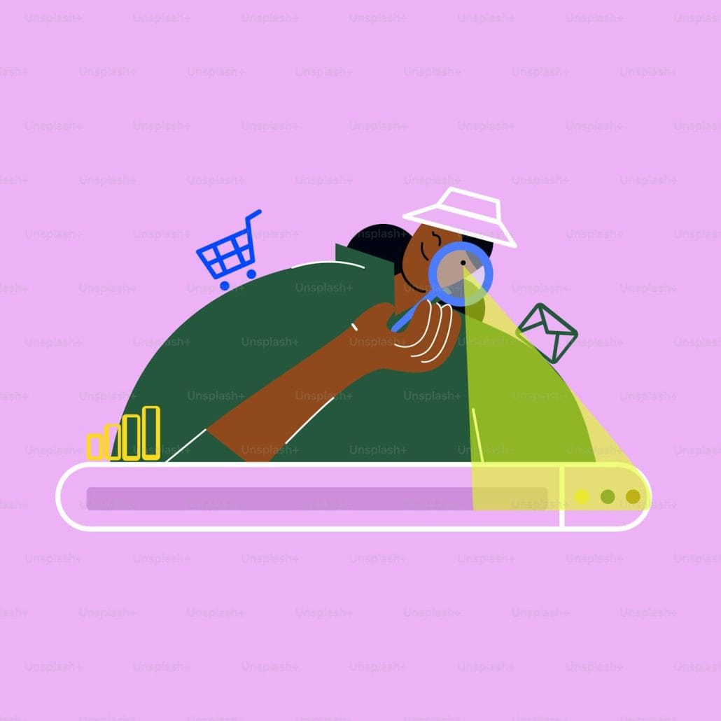 Illustration zu Google AI Search, Vernetzung und Kommunikation